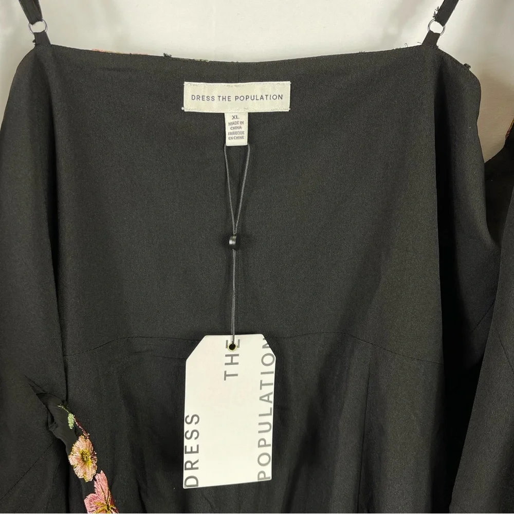 Dress the Population - Delphine - Black Multi - Picture 6 of 9